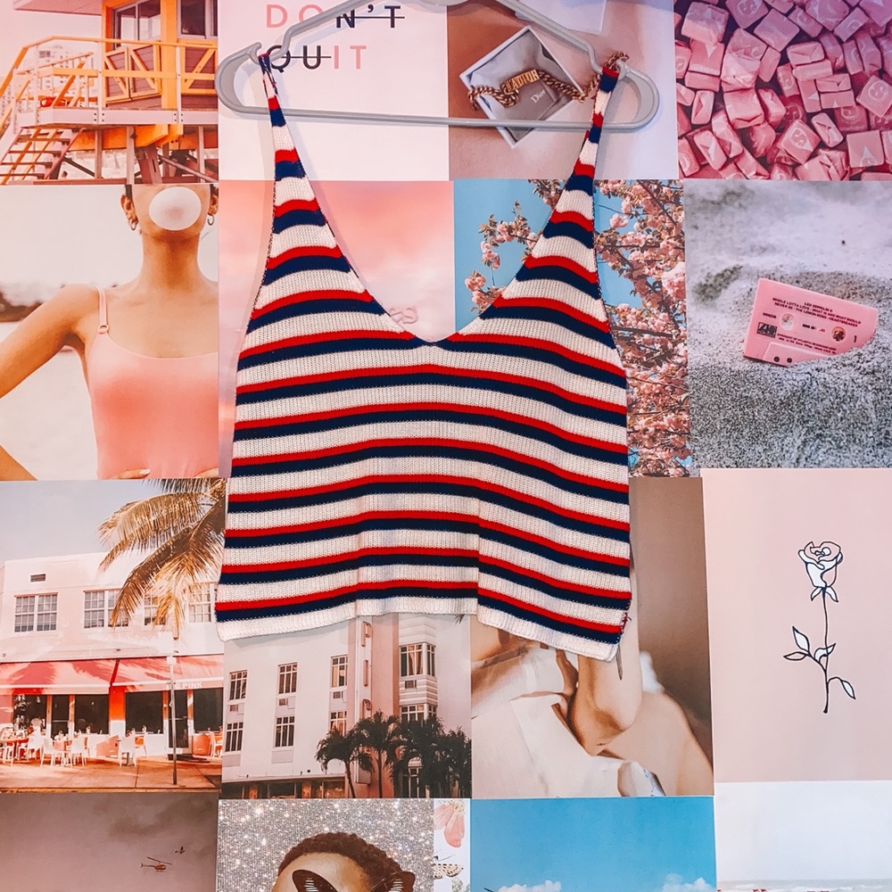 Striped tank top